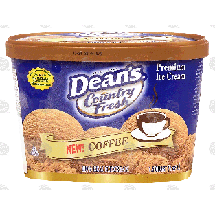 Dean's Country Fresh coffee flavor ice cream 1.5-qt