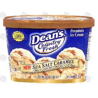 Dean's Country Fresh sea salt caramel ice cream 1.5-qt