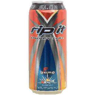 Rip It F Bomb energy fuel carbonated drink 16fl oz