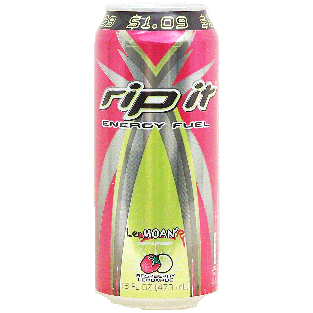 Rip It Le Moan'RL raspberry lemonade flavored energy fuel carbo16fl oz