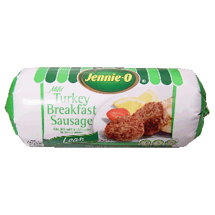 Jennie-o  mild turkey breakfast sausage, lean  16oz