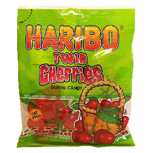Haribo Twin Cherries gummi candy  5oz