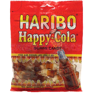 Haribo Happy-Cola gummi candy soda pop bottles  5oz
