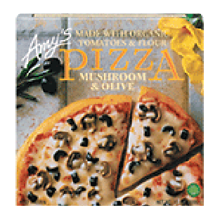 Amy's  mushroom & olive pizza 13-oz