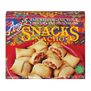 Amy's Snacks nacho cheese & bean snacks 6-oz