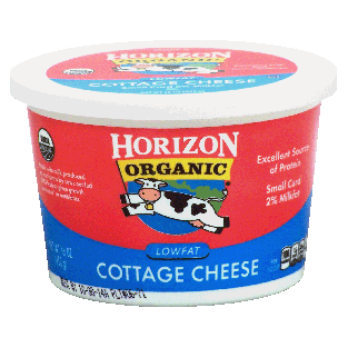 Horizon Organic  lowfat cottage cheese, organic 16oz