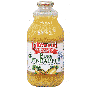 Lakewood  pure pineapple, 100% fresh pressed juice, organic, 1032fl oz