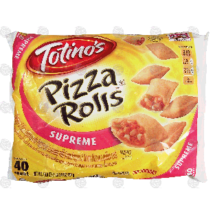 Totino's Pizza Rolls supreme pizza rolls, 40 count 19.8-oz