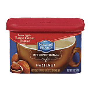 Maxwell House International Cafe hazelnut flavored cafe-style beve9-oz