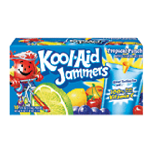 Kool-Aid Jammers tropical punch flavored juice drink, 5% pear j60fl oz