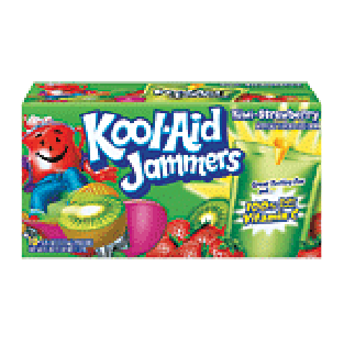 Kool-Aid Jammers kiwi-strawberry flavored juice drink, 10 6-fl.60fl oz