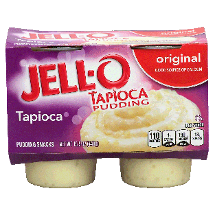 Jell-o  tapioca pudding, 4 cups, refrigerated item 15.5oz