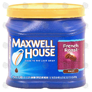Maxwell House French Roast ground coffee, makes 240 6-fl. oz. c29.3-oz