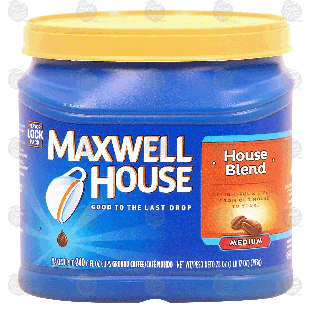 Maxwell House House Blend ground coffee, makes 240 6-fl. oz. cups 28oz