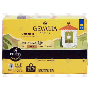 Keurig Gevalia medium roast coffee, 12 k-cups, 100% arabica  4.12oz