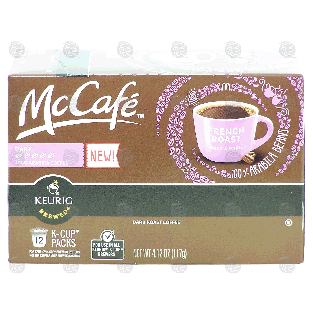 Keurig McCafe dark roast coffee, 100% arabica, 12 k-cups 4.12-oz