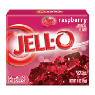 Jell-o Gelatin Dessert Raspberry 3oz