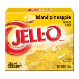 Jell-o Gelatin Dessert Island Pineapple 3oz