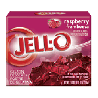 Jell-o Gelatin Dessert Raspberry 6oz