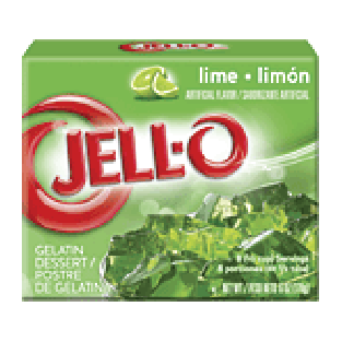 Jell-o Gelatin Dessert Lime 6oz