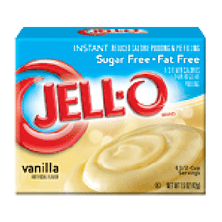 Jell-o Pudding & Pie Filling Instant Vanilla Sugar Free & Fat Fre1.5oz