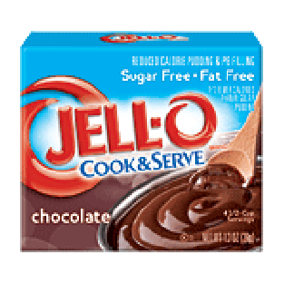 Jell-o Pudding & Pie Filling Chocolate Sugar Free  & Fat Free Coo1.3oz