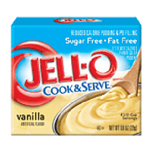 Jell-o Pudding & Pie Filling Sugar Free Vanilla Cook & Serve 0.8oz