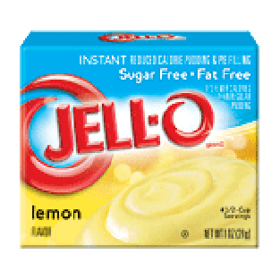 Jell-o Pudding & Pie Filling Instant Lemon Sugar Free & Fat Free 1oz