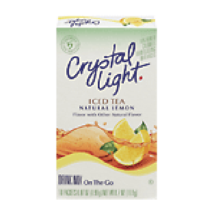 Crystal Light Iced Tea Mix On The Go Sugar Free 10 Ct Packets 0.7oz