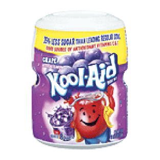 Kool-Aid Soft Drink Mix Grape Sugar-Sweetened Caffeine Free 19oz