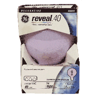 General Electric Reveal 40 watt decorative frosted  1ct