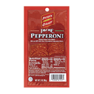 Patrick Cudahy Pavone sliced italian pepperoni 3oz