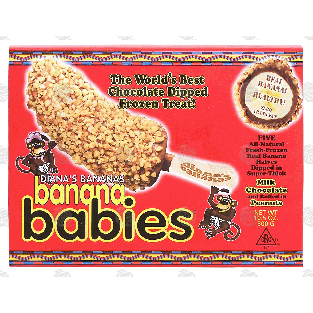 Diana's Bananas banana babies frozen banana halves dipped in mi10.5-oz