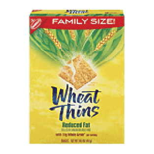 Nabisco Wheat Thins reduced fat snack crackers, 100% whole grain14.5oz