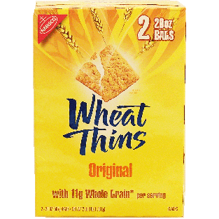 Nabisco Wheat Thins original style snack cracker, 2 20-oz. bags 40oz