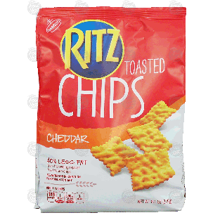 Nabisco Ritz cheddar toasted chips 8.1oz