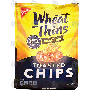 Nabisco Wheat Thins toasted chips, multigrain, 100% whole grain 8.1oz