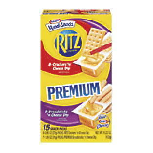 Kraft Ritz Handi-Snacks; Premium; 8-crackers 'n cheese dip and 15.23oz