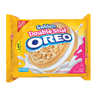 Nabisco Oreo golden double stuf sandwich cookies 15.25oz