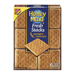 Nabisco Honey Maid Fresh Stacks; honey graham crackers, 6-fresh 12.2oz