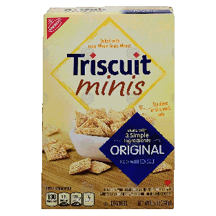 Nabisco Triscuit minis, original snack crackers made with sea sal8.5oz
