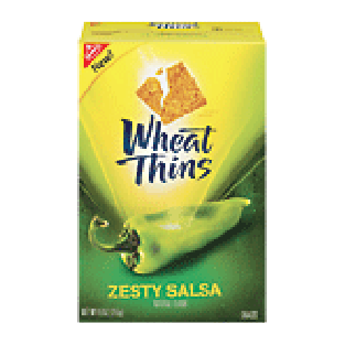 Nabisco Wheat Thins zesty salsa snack crackers, 100% whole grain 9oz