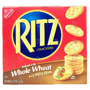 Nabisco Ritz crackers baked with whole wheat 12.9oz