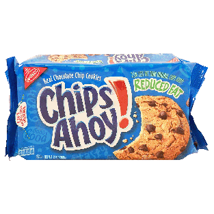 Nabisco Chips Ahoy! chocolate chip cookies, reduced fat 13oz