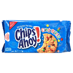 Nabisco Chips Ahoy! chocolate chip cookies  with candy blasts 12.4oz