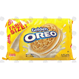 Nabisco Oreo golden; sandwich cookies 19.1oz