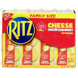 Nabisco Ritz cheese cracker sandwiches, 16 packs 1.35lb