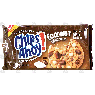 Nabisco Chips Ahoy! coconut chunky crunchy cookies 10.25oz