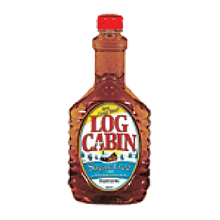 Log Cabin  sugar free syrup, 80% fewer calories  24fl oz