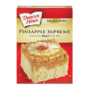 Duncan Hines Cake Mix Moist Deluxe Pineapple Supreme 18.25oz